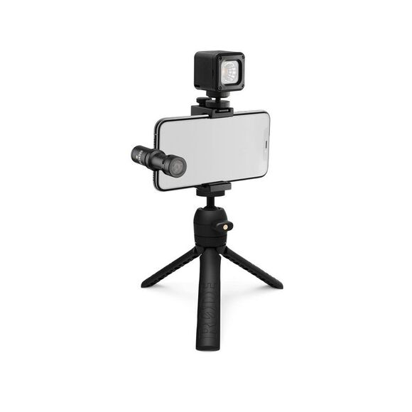 RODE Microphones Other - RODE Microphones - RODE Vlogger Kit iOS Edition Shotgun Mic Tripod In Black